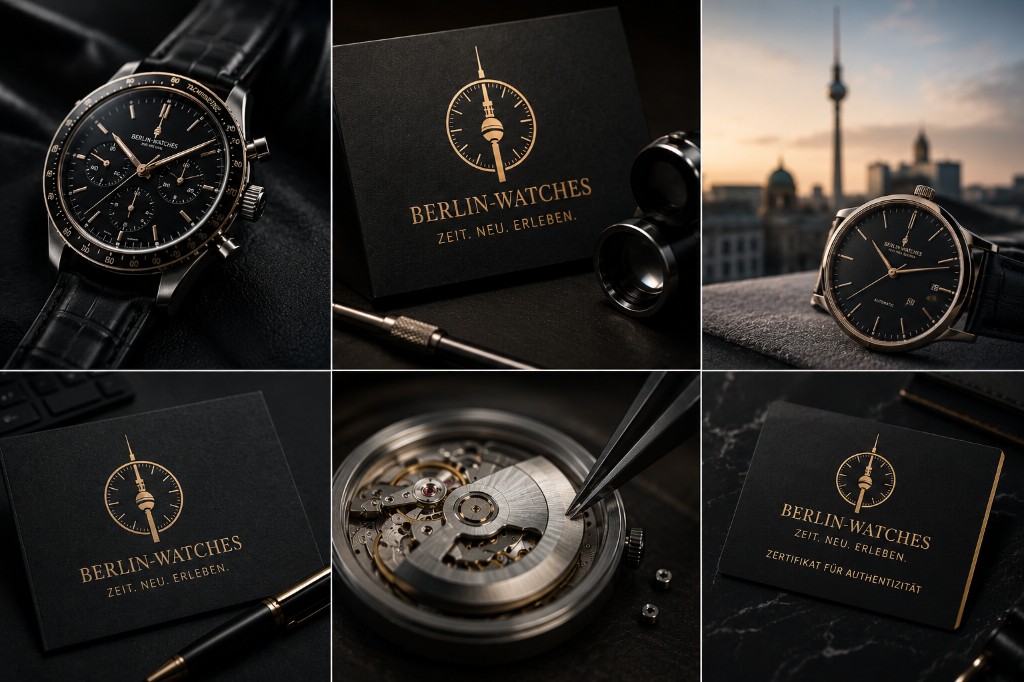 Berlin Watches – Collage aus Luxusuhren, Handwerk und Authentizität